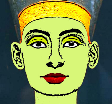 Digital Arts titled "nefertiti-27.jpg" by Jean-Paul Martin, Original Artwork, Photo Montage