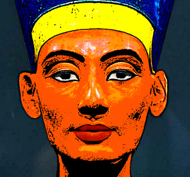 Arts numériques intitulée "nefertiti-31.jpg" par Jean-Paul Martin, Œuvre d'art originale, Photo montage