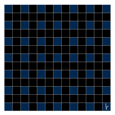 Arts numériques intitulée "Colorful Square 3 -…" par Jean Paul Pierozzi, Œuvre d'art originale, Travail numérique 2D