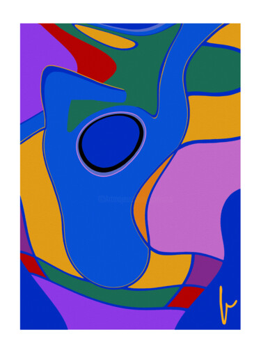 Digital Arts titled "Figure 20" by Jean Paul Pierozzi, Original Artwork, Digital Painting