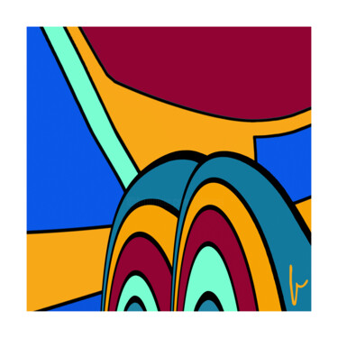 Digital Arts titled "Figure 70" by Jean Paul Pierozzi, Original Artwork, Digital Painting