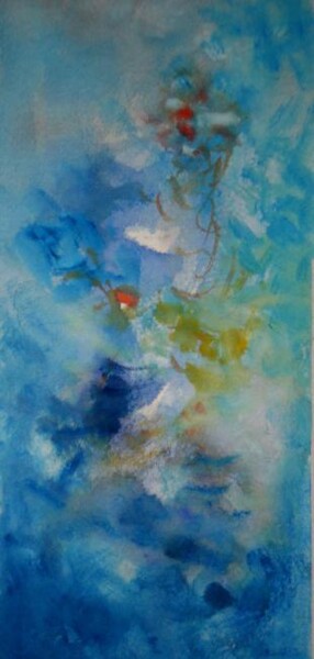 Drawing titled "aqua 1" by Jean-Philippe Degraeve, Original Artwork, Watercolor