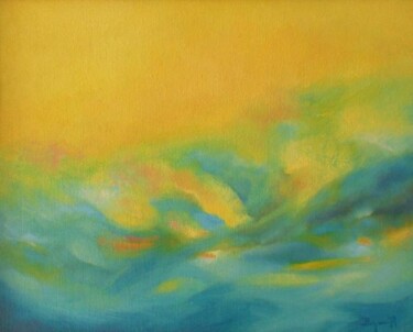 Peinture intitulée "Ciel et mer (collec…" par Jean-Philippe Degraeve, Œuvre d'art originale, Huile