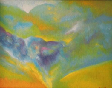 Peinture intitulée "Espace Paysage V" par Jean-Philippe Degraeve, Œuvre d'art originale, Huile