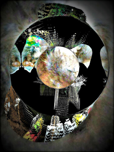 Digitale Kunst mit dem Titel "Dream code" von Jean Philippe Desmoulins, Original-Kunstwerk, Digitale Malerei