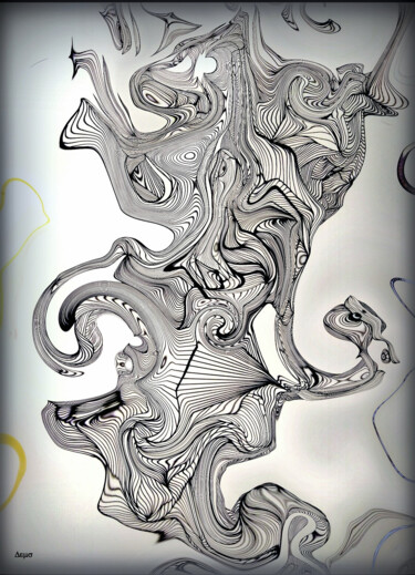 "Antharesse" başlıklı Dijital Sanat Jean Philippe Desmoulins tarafından, Orijinal sanat, Tükenmez kalem