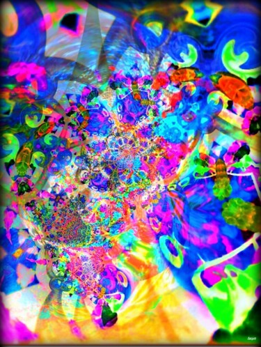 Digital Arts titled "SweetCandy" by Jean Philippe Desmoulins, Original Artwork, Acrylic