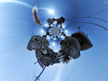 Фотография под названием "Urban Dreamcatcher" - Jean Philippe Desmoulins, Подлинное произведение искусства, Цифровая фотогра…