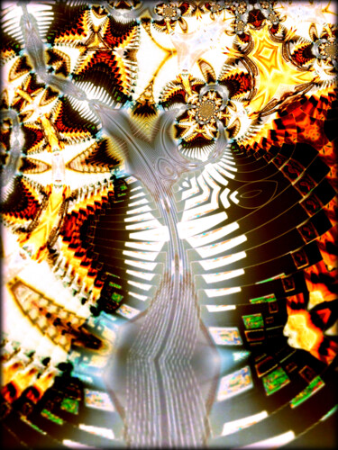 Цифровое искусство под названием "Tesla." - Jean Philippe Desmoulins, Подлинное произведение искусства, 3D моделирование