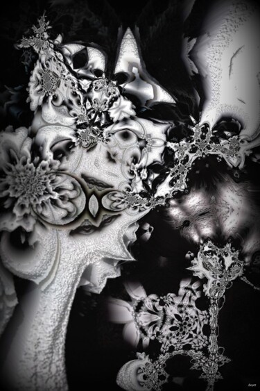 Цифровое искусство под названием "Mellisse" - Jean Philippe Desmoulins, Подлинное произведение искусства, 3D моделирование