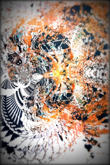 Grafika cyfrowa / sztuka generowana cyfrowo zatytułowany „Dystopie” autorstwa Jean Philippe Desmoulins, Oryginalna praca, mo…
