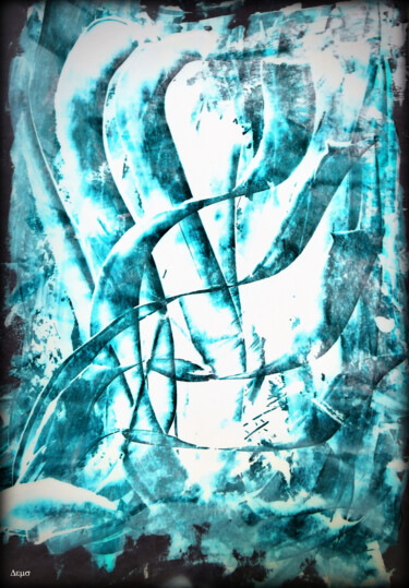 Photography titled ""ICE"custom2023" by Jean Philippe Desmoulins, Original Artwork, Acrylic