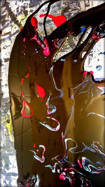 Fotografie getiteld "Alien drip 2" door Jean Philippe Desmoulins, Origineel Kunstwerk, Acryl