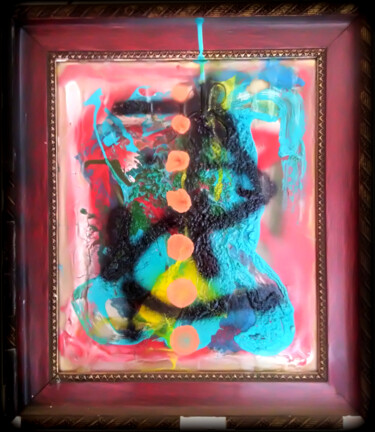 Painting titled "Destroy illusions/k…" by Jean Philippe Desmoulins, Original Artwork, Acrylic Mounted on Wood Stretcher frame
