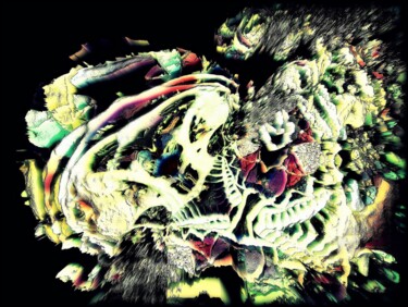 Цифровое искусство под названием "Toxic" - Jean Philippe Desmoulins, Подлинное произведение искусства, 3D моделирование