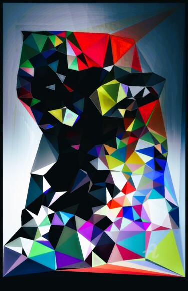Arte digital titulada "Diloup" por Jean Philippe Desmoulins, Obra de arte original, Modelado 3D