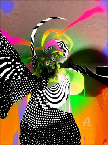 Цифровое искусство под названием "Misou/eternity/oran…" - Jean Philippe Desmoulins, Подлинное произведение искусства, 3D мод…