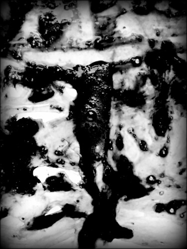 Fotografía titulada "Artist's Blood/Mele…" por Jean Philippe Desmoulins, Obra de arte original, Fotografía manipulada