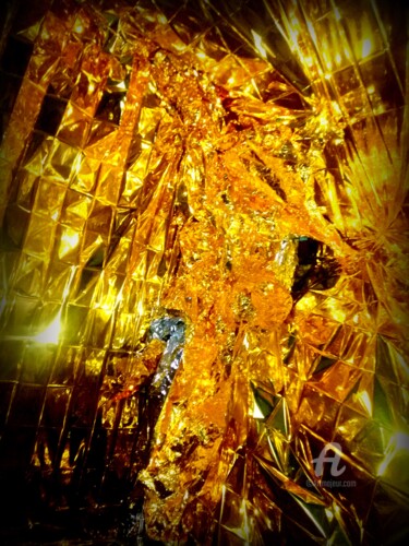 Photography titled "La Cité d'Or" by Jean Philippe Desmoulins, Original Artwork, Aluminium