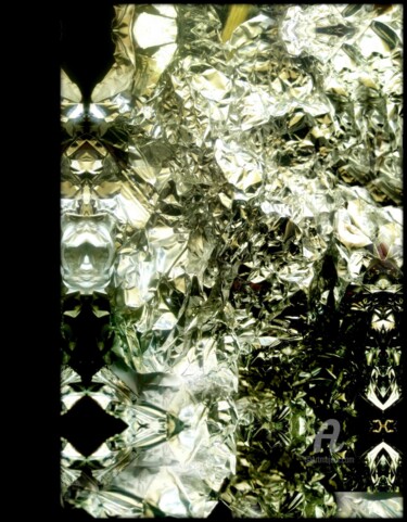 Digital Arts titled "Daliya" by Jean Philippe Desmoulins, Original Artwork, Aluminium