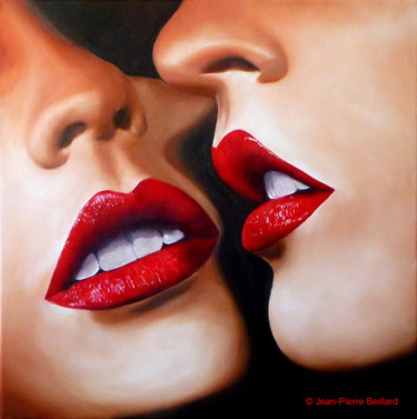 Peinture intitulée "A bouche que veux-t…" par Jean-Pierre Beillard, Œuvre d'art originale, Huile