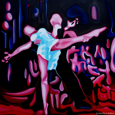 Painting titled "Rumba 1 Elena et Sl…" by Jean-Pierre Beillard, Original Artwork, Oil