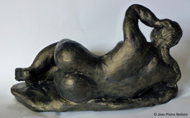 Sculpture intitulée "Quand je pense à Fe…" par Jean-Pierre Beillard, Œuvre d'art originale, Argile