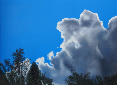 Peinture intitulée "Entre deux ciels" par Jean-Pierre Beillard, Œuvre d'art originale, Huile