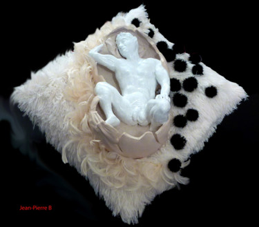 Sculpture intitulée "Hors du Nid la Vie" par Jean-Pierre Beillard, Œuvre d'art originale, Terre cuite
