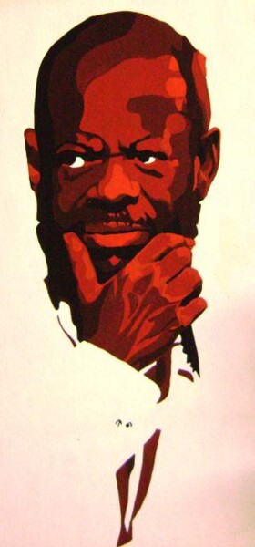Peinture intitulée "Coleman Hawkins" par Jean Pierre Belz, Œuvre d'art originale, Huile