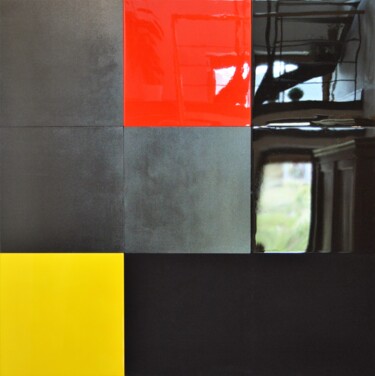 Schilderij getiteld "POLYPTIQUE 150X150…" door Jean-Pierre Craninx, Origineel Kunstwerk, Acryl