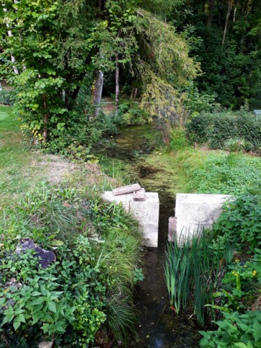 Photographie intitulée "le petit ruisseau" par Jean-Pierre Duquaire, Œuvre d'art originale
