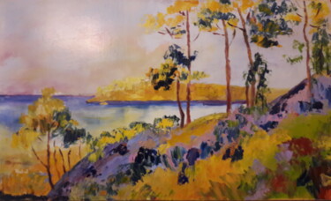 Painting titled "Provence" by Jean-Pierre Duquaire, Original Artwork