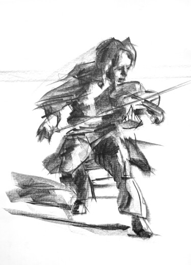 Entrée Dessin intitulée "Entrée" par Jean-Pierre Emond, Œuvre d'art originale, Graphite