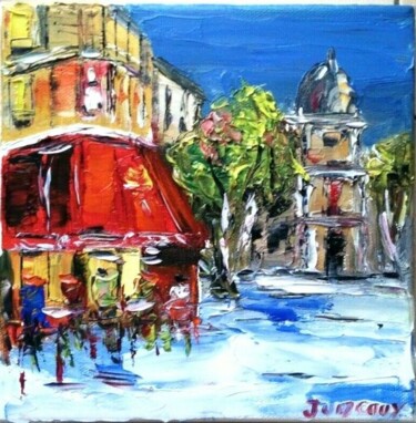 Painting titled "BRASSERIE PARIS LE…" by Jean Pierre Jumeaux, Original Artwork, Oil