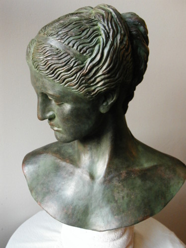 "Aphrodite" Sculpture intitulée ""Aphrodite"" par Le Cann, Œuvre d'art originale, Bronze