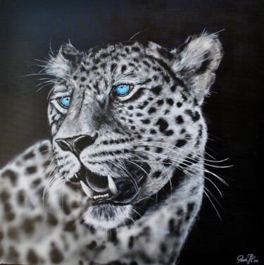 Painting titled ""Panthera"" by Jean-Pierre Parée, Original Artwork, Acrylic