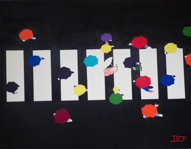 Peinture intitulée "La Vie Continue" par Jean-Pierre Piccin, Œuvre d'art originale, Acrylique