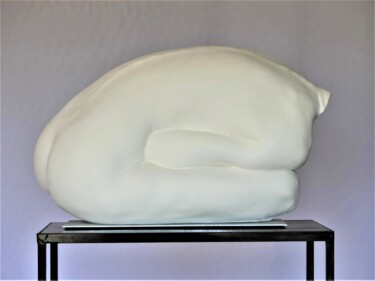 Sculpture intitulée "Kellying" par Jean Pierre Picheny, Œuvre d'art originale, Plâtre