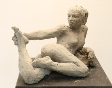Скульптура под названием "Esquisse n°4" - Jean Pierre Picheny, Подлинное произведение искусства, Глина