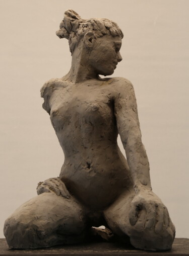 Sculpture titled "Esquisse n°5" by Jean Pierre Picheny, Original Artwork, Clay