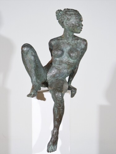 "Africa" başlıklı Heykel Jean Pierre Picheny tarafından, Orijinal sanat, Bronz