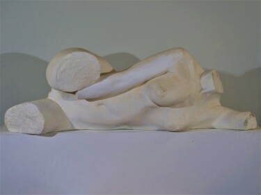 Скульптура под названием "Le corps de Lily" - Jean Pierre Picheny, Подлинное произведение искусства, Гипс