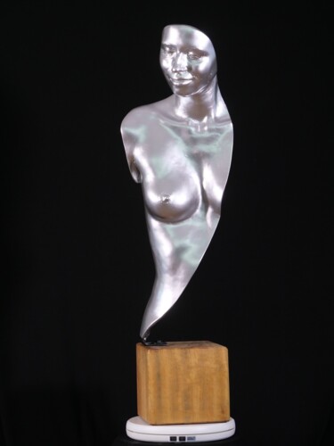 Sculpture titled "L n°2" by Jean Pierre Picheny, Original Artwork, Resin