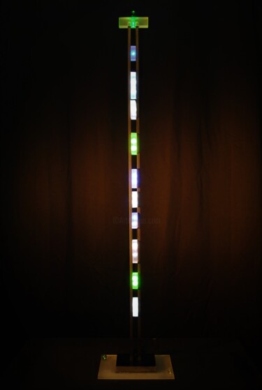 设计 标题为“Pointillés 2” 由Jean-Pierre Querin, 原创艺术品, 灯光