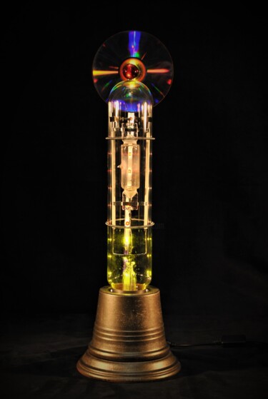 设计 标题为“Lampe HTI version 3” 由Jean-Pierre Querin, 原创艺术品, 泛光灯