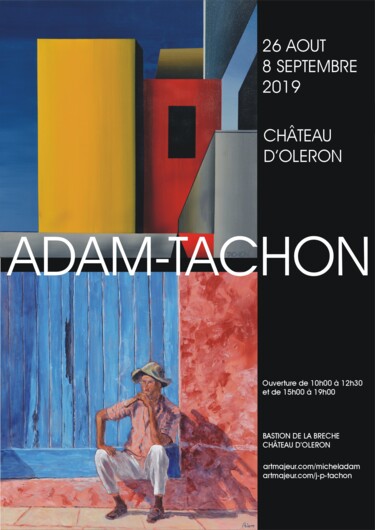 Peinture intitulée "adam-tachon-oleron" par Jean Pierre Tachon, Œuvre d'art originale