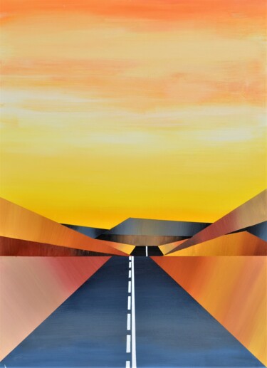 Painting titled "composition 220.906" by Jean Pierre Tachon, Original Artwork, Acrylic Mounted on Wood Stretcher frame