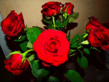 Fotografia intitulada "les roses de l'amour" por Jean-Pierre Tastevin, Obras de arte originais, Fotografia digital