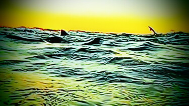 Photographie intitulée "la mer et ses poiss…" par Jean-Pierre Tastevin, Œuvre d'art originale, Photographie numérique
